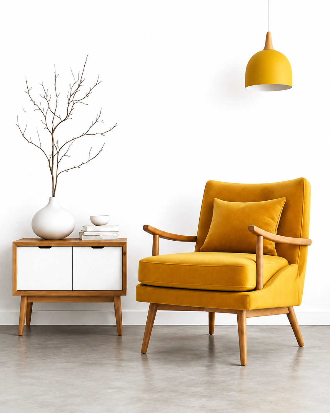 Yellow accent setup
